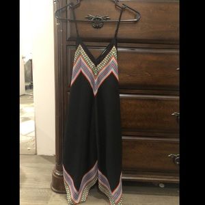 Black flowy bandana style women’s casual dress